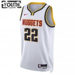 Maillot NBA Denver Nuggets Zeke Nnaji 22 Nike 2022-23 Association Edition Blanc Swingman - Enfant